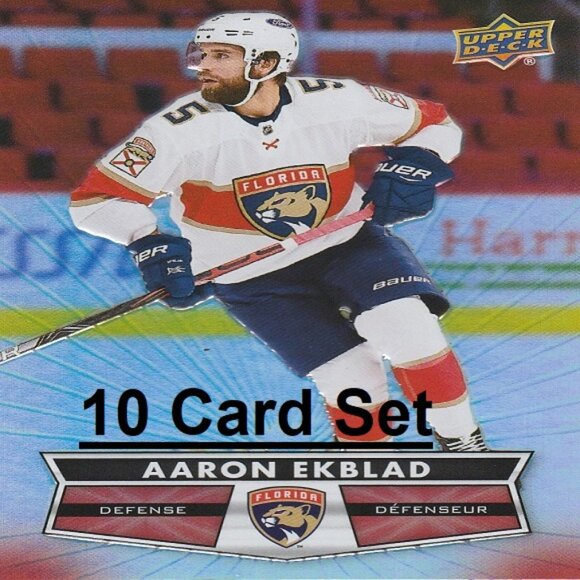 Aaron Ekblad Card Collection - 10 NHL Hockey Cards - Picture 1 of 11